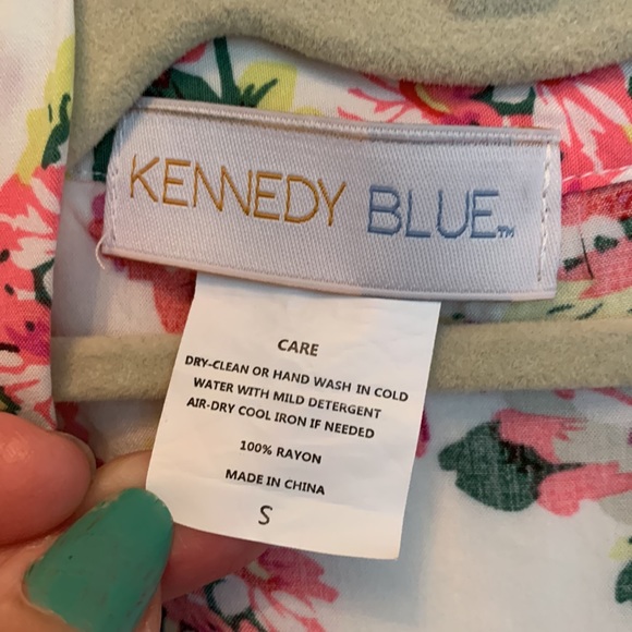 Short Floral Satin Robe Kimono Sleeve Bathrobe Wrap - Picture 6 of 8